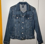 GAP jean jacket used, hand-painted, Small size