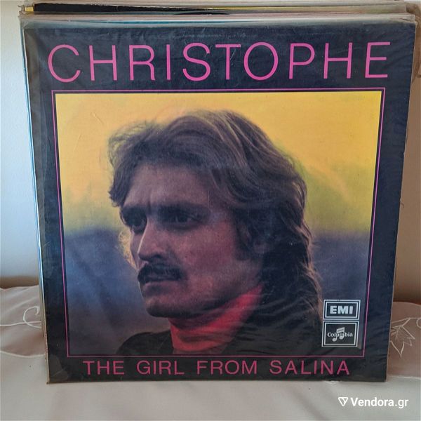  diskos viniliou The girl from Salina - Christophe