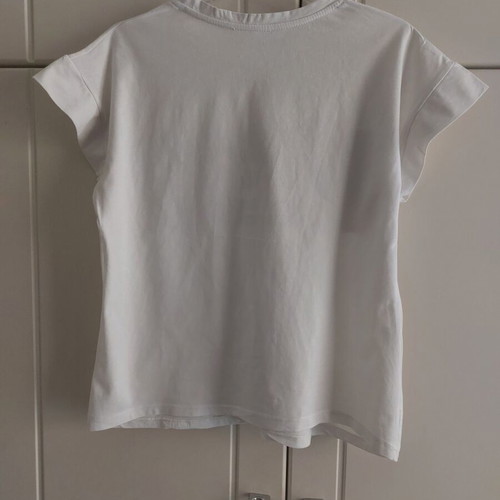 White t-shirt with Super print size M used