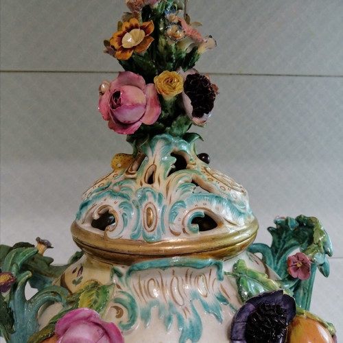 Vintage porcelain used, Victorian era, height 43 cm