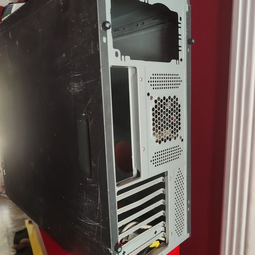 Retro PC Case with LCD Display used, Midi Tower ATX