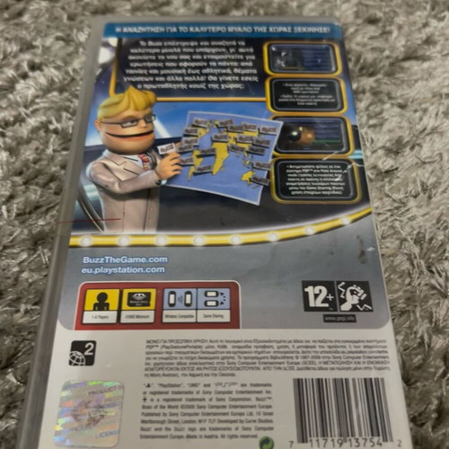 PSP video game Buzz Brain of the World like new