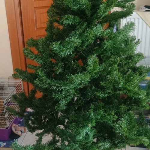 Christmas tree 1.60 meters like new with decorations