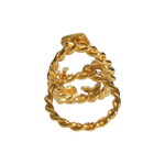Louis Vuitton Sweet Monogram spiral ring with pastel enamel and LV logo