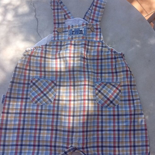 Baby romper Sermino like new, size 3 months, with clips
