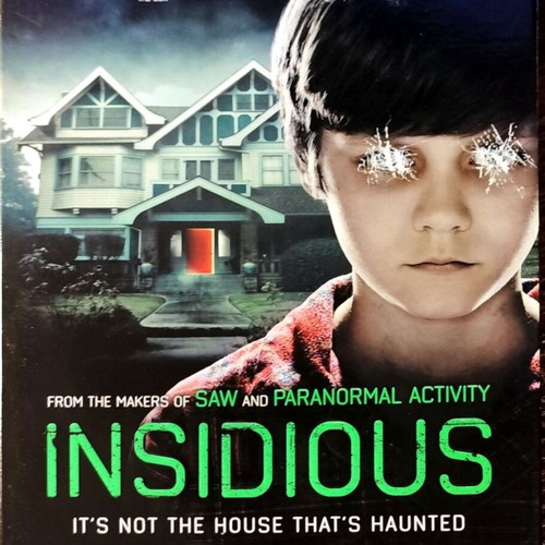 Insidious DVD used horror movie with English subtitles