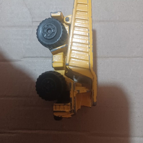 Metal toy truck vintage, used with lifting bed