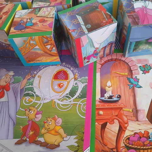 Cinderella 12-Cube Puzzle like new, Clementoni