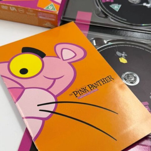 The Pink Panther Cartoon Collection DVD box set like new, 4 discs