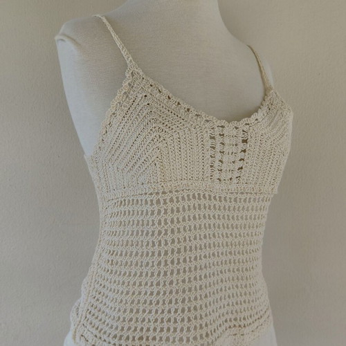 Knitted top, beige, size S