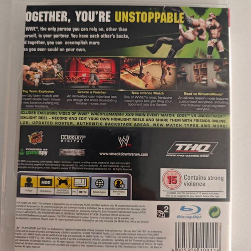 PS3 Smackdown VS Raw 2009 used