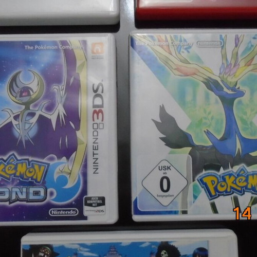 Nintendo 3DS Pokemon games like new, complete sets Mond and X