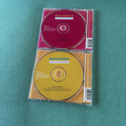 Madonna Love Profusion 2 CD singles like new, pop