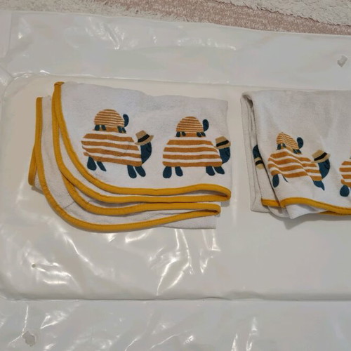Ikea changing pad used with 2 fabric protectors