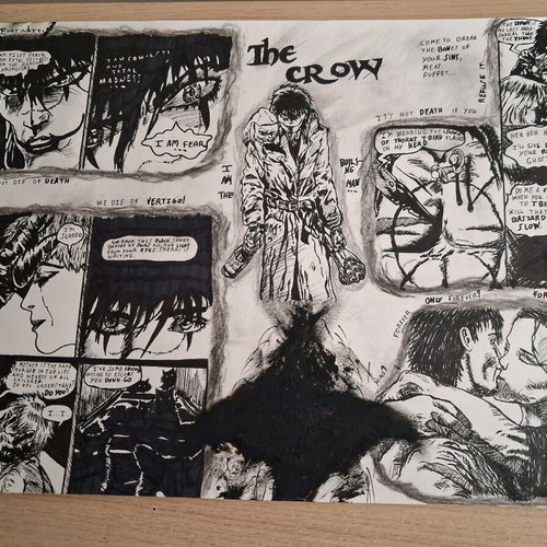 The Crow frame new with handmade poster