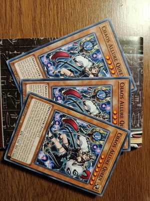 Chaos Allure Queen cards like new, set of 3