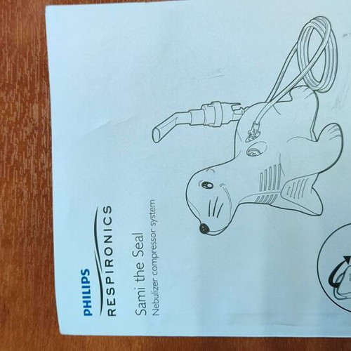 Sami The Seal Philips Pediatric Medicine Nebulizer new