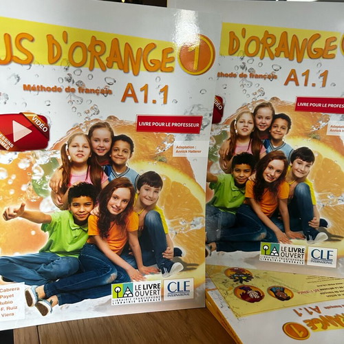 Jus d'orange 1 French learning book A1.1