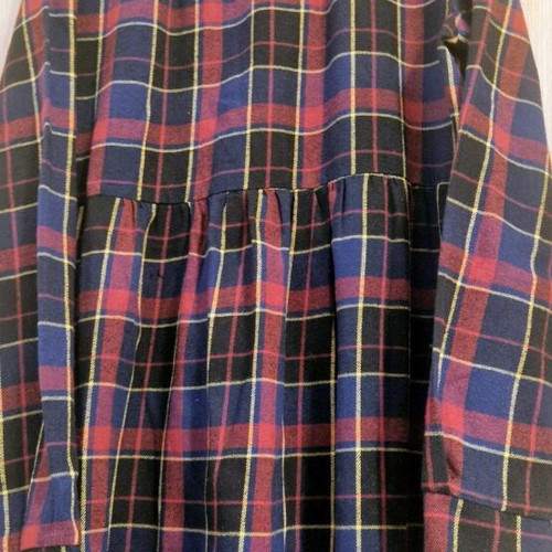 Shein plaid dress L like new, multicolored