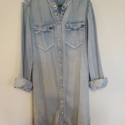 Jean semizie dress Funky Buddha like new, blue