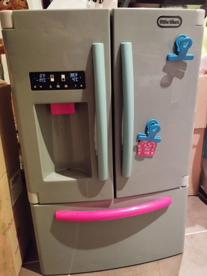 Παιδικό ψυγείο Little Tikes μεταχειρισμένο με ήχους και φρούτα