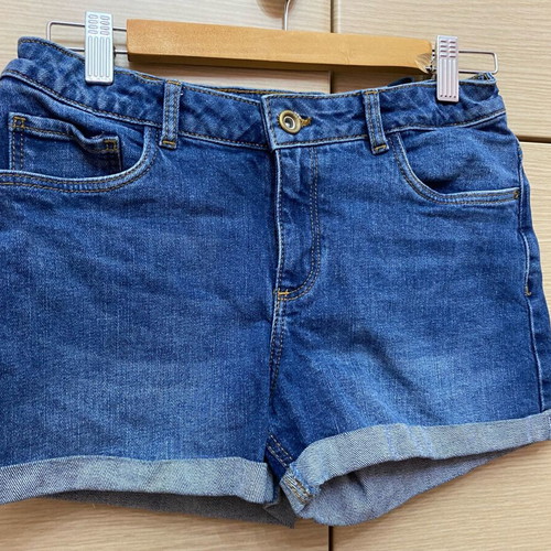 Zara kids denim shorts like new, size 11-12, blue