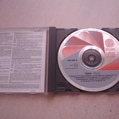 Yello Stella CD used, electronic music