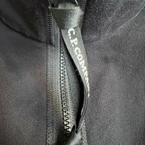 C.P Company Half Zip Fleece Sweatshirt Men used, size XL, black