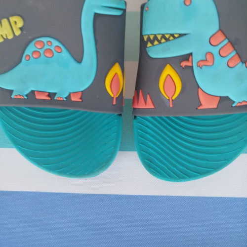 Parex children's slippers, green, size 34