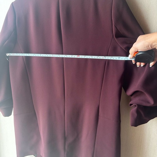 Zara blazer burgundy size M like new