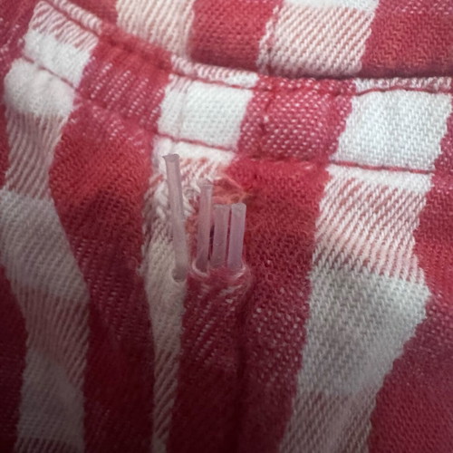Womens corset Calliope size S used, white and red