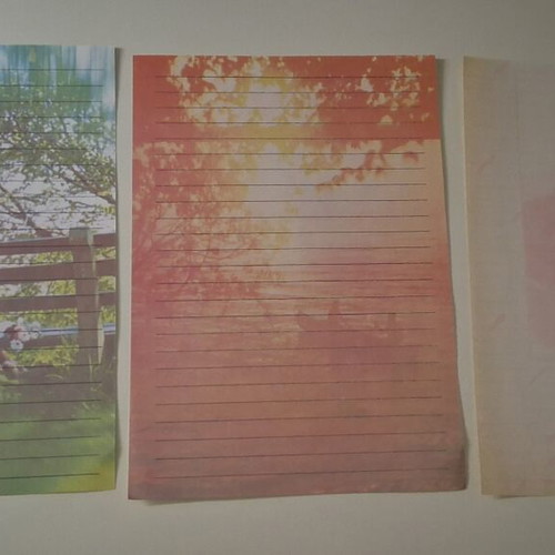 Large 1980 letter writing stationery collection, 24 sheets and 2 sets