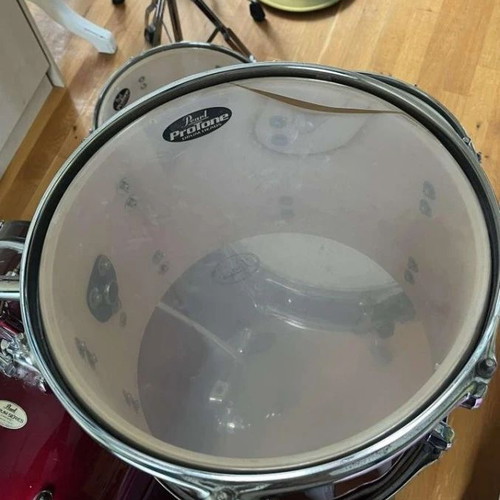 Pearl Forum Series drums 1990's used, burgundy set