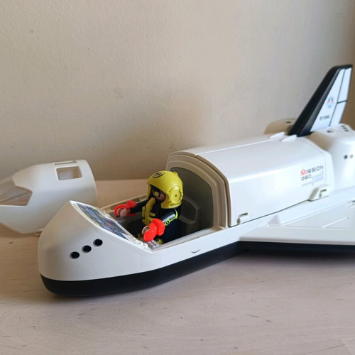 Playmobil Space+ figure used with LED lighting