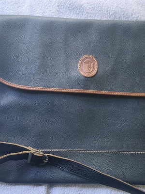 Trussardi handheld bag like new black and brown