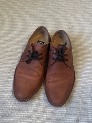 D&G men's leather shoes used, size 42, brown