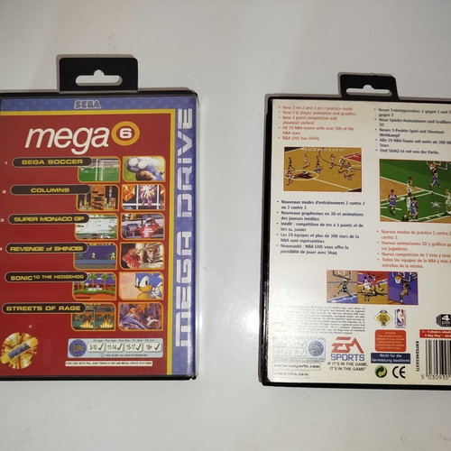 Κουτιά Mega Drive σαν καινούργια, σετ δύο