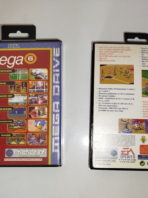 Κουτιά Mega Drive σαν καινούργια, σετ δύο