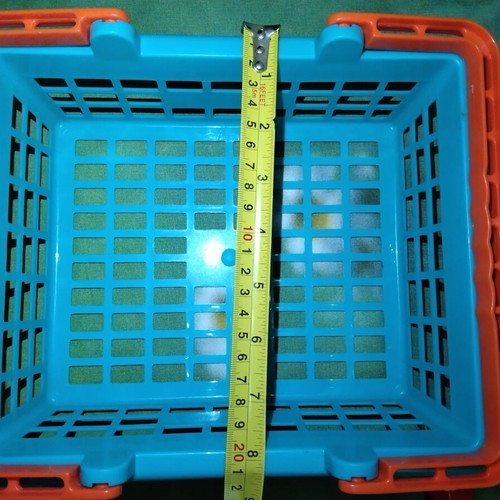 Battat shopping basket with cup like new, set of two