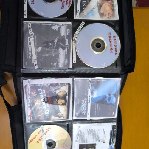 CD - DVD Carrying Case 240 Slots Used