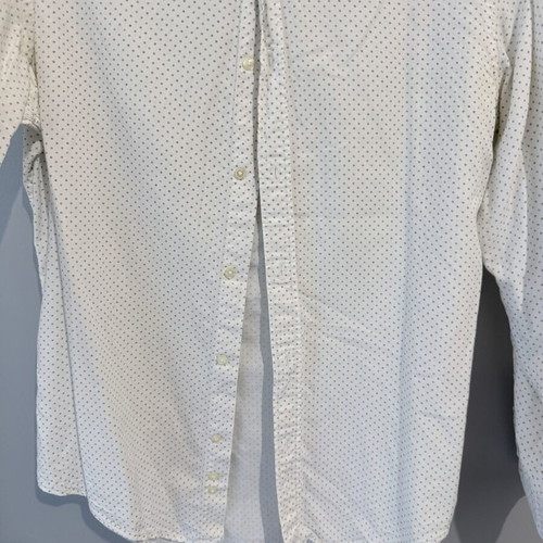 Zara men's white shirt with pattern like new, size L