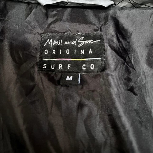 Maui & Sons Jacket like new, windproof and waterproof, gray-silver