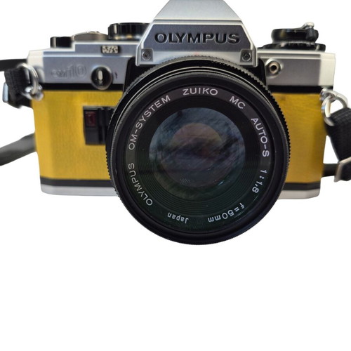 Olympus OM-10 SLR 35mm camera with Zuiko 50mm f/1.8 lens used