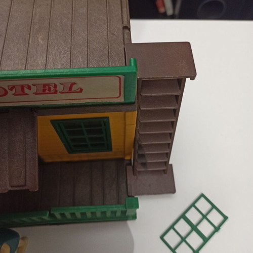 Playmobil Geobra 3426 miners hotel and stage used