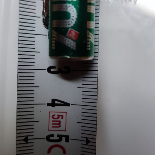 Seven Up 1980 miniature used, empty soda can