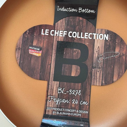 Blaumann Le Chef Cookware set of 2, new, non-stick copper color