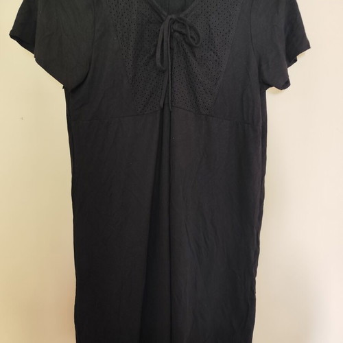 Bershka black mini dress medium used, soft suede-like fabric