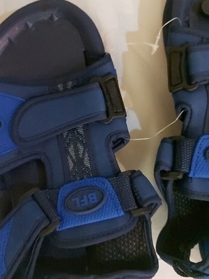 Blue sandals new, size 40