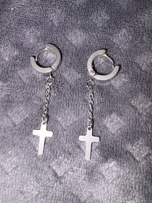 Cross earrings new