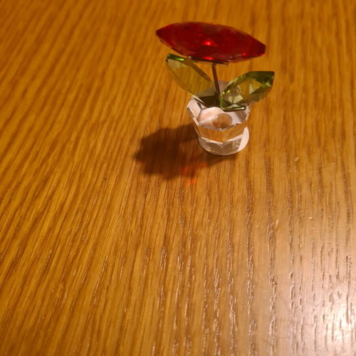 Μινιατούρα Swarovski σαν καινούργιο, μικρό γλαστράκι συλλεκτικό